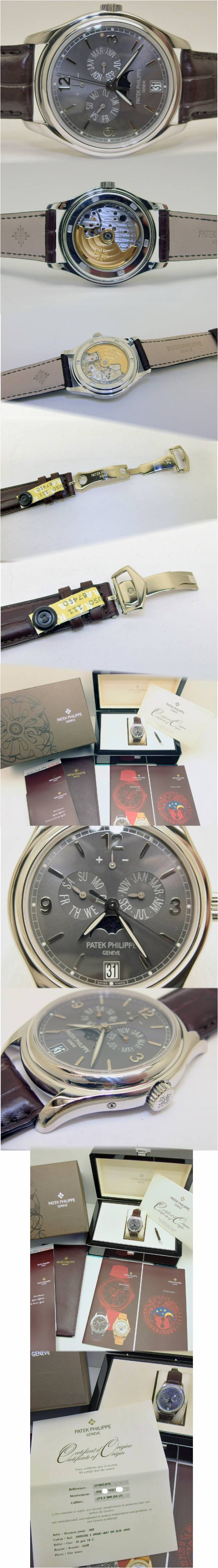 Patek Philippe 5146G Calatrava Jahreskalender Weißgold Kaliber 324S Full Set